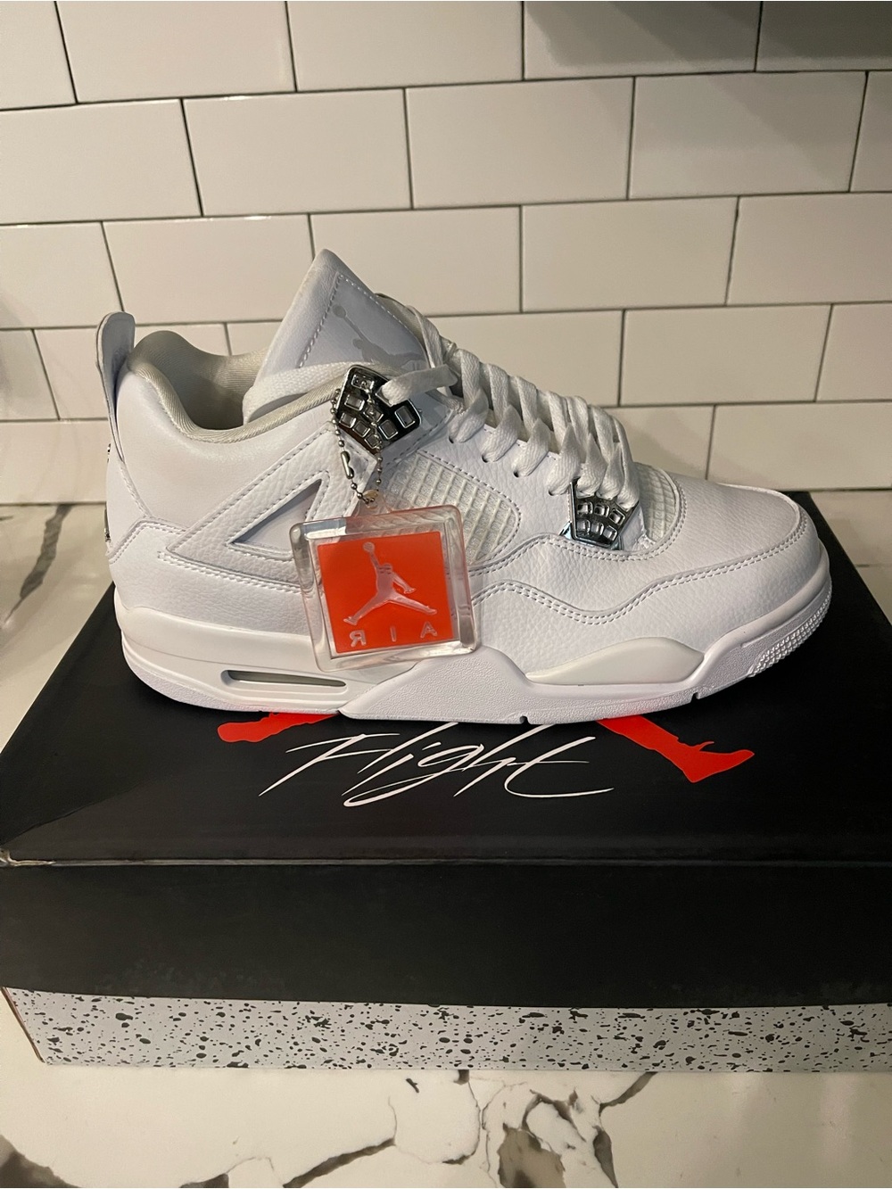 Mens Retro 4 Pure $ Size 10.5.